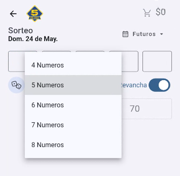 Cantidad de números