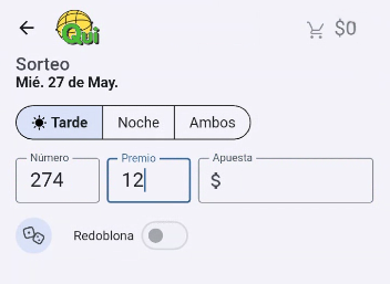 Indicación del premio